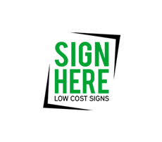 Sign Here - Low Cost Signs, patrocinador del evento de Alianza Lumina